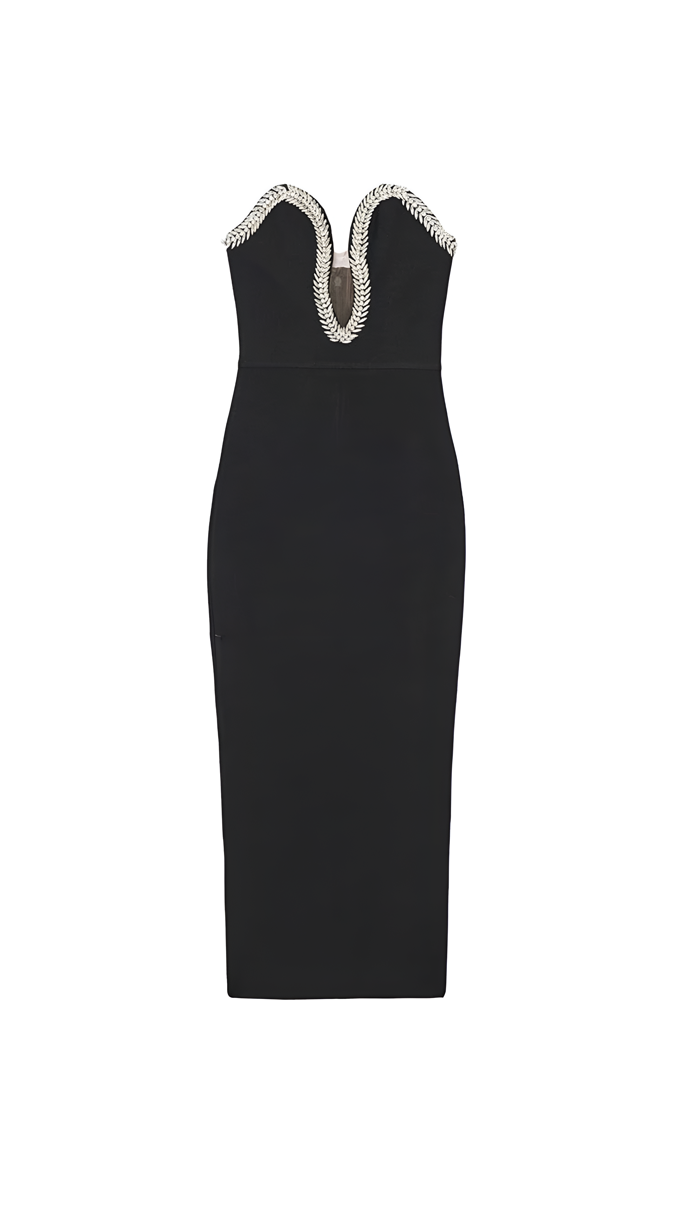 ambiance midi dress in black bardot BARDOT Opal Volume Midi Dress for Women