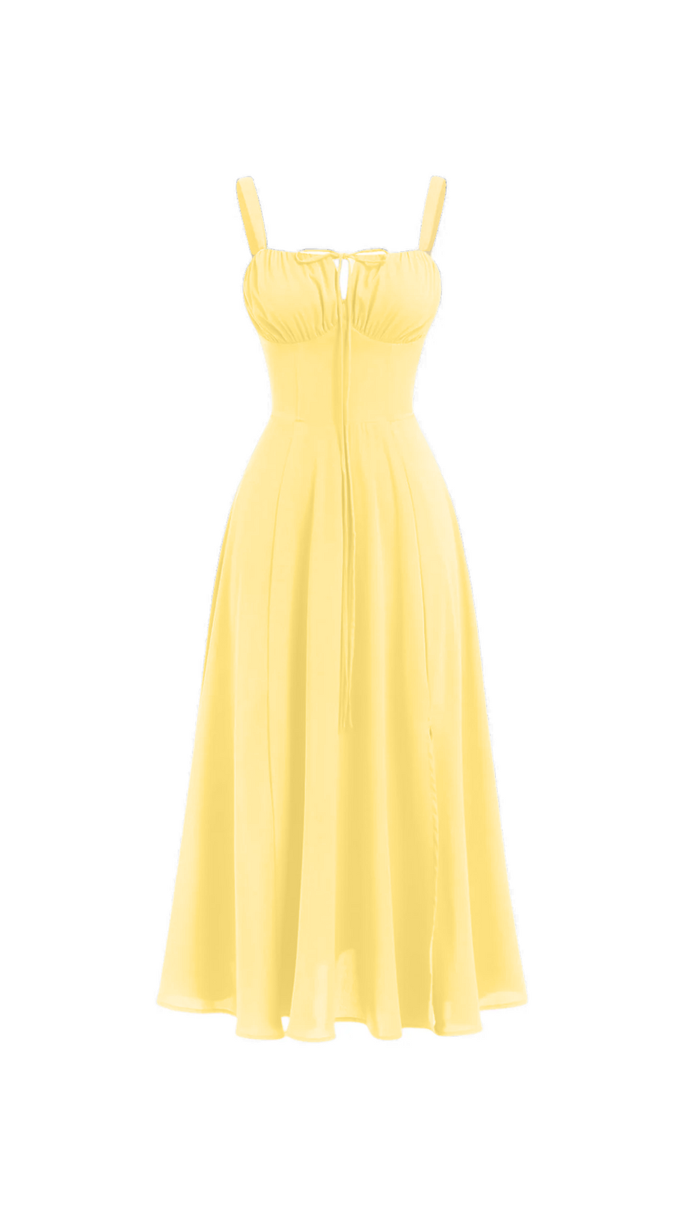 Miyla Lace-Up Back Midi Dress, L / Pink