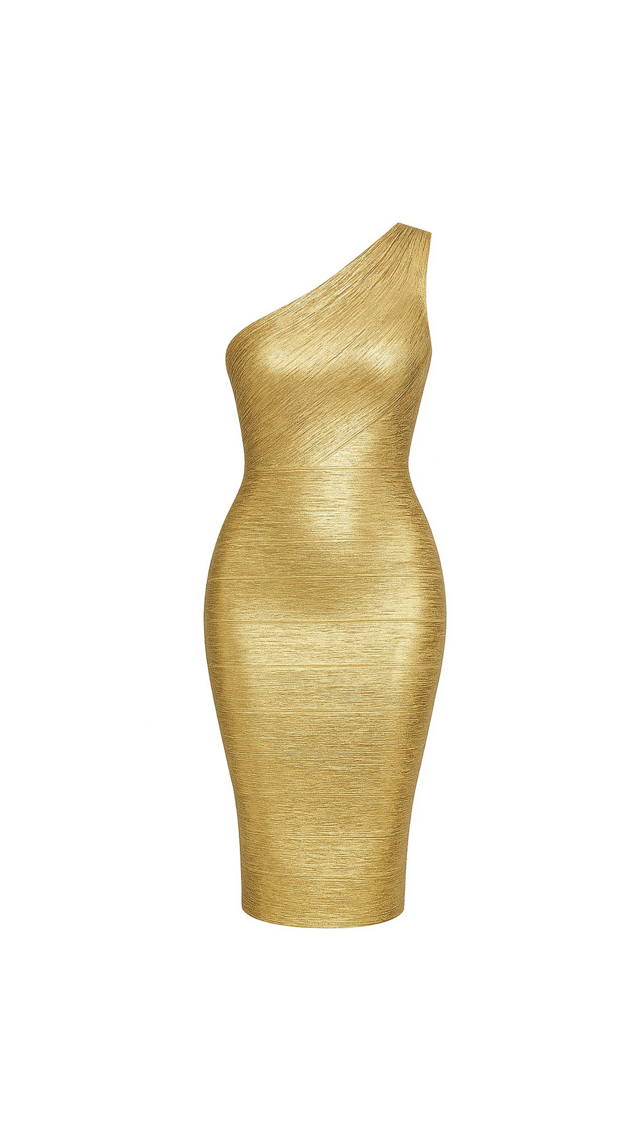 Jessica Gold One-Shoulder Mini Dress, Gold / XL Jessica Gold One-Shoulder Mini Dress, Gold / XL