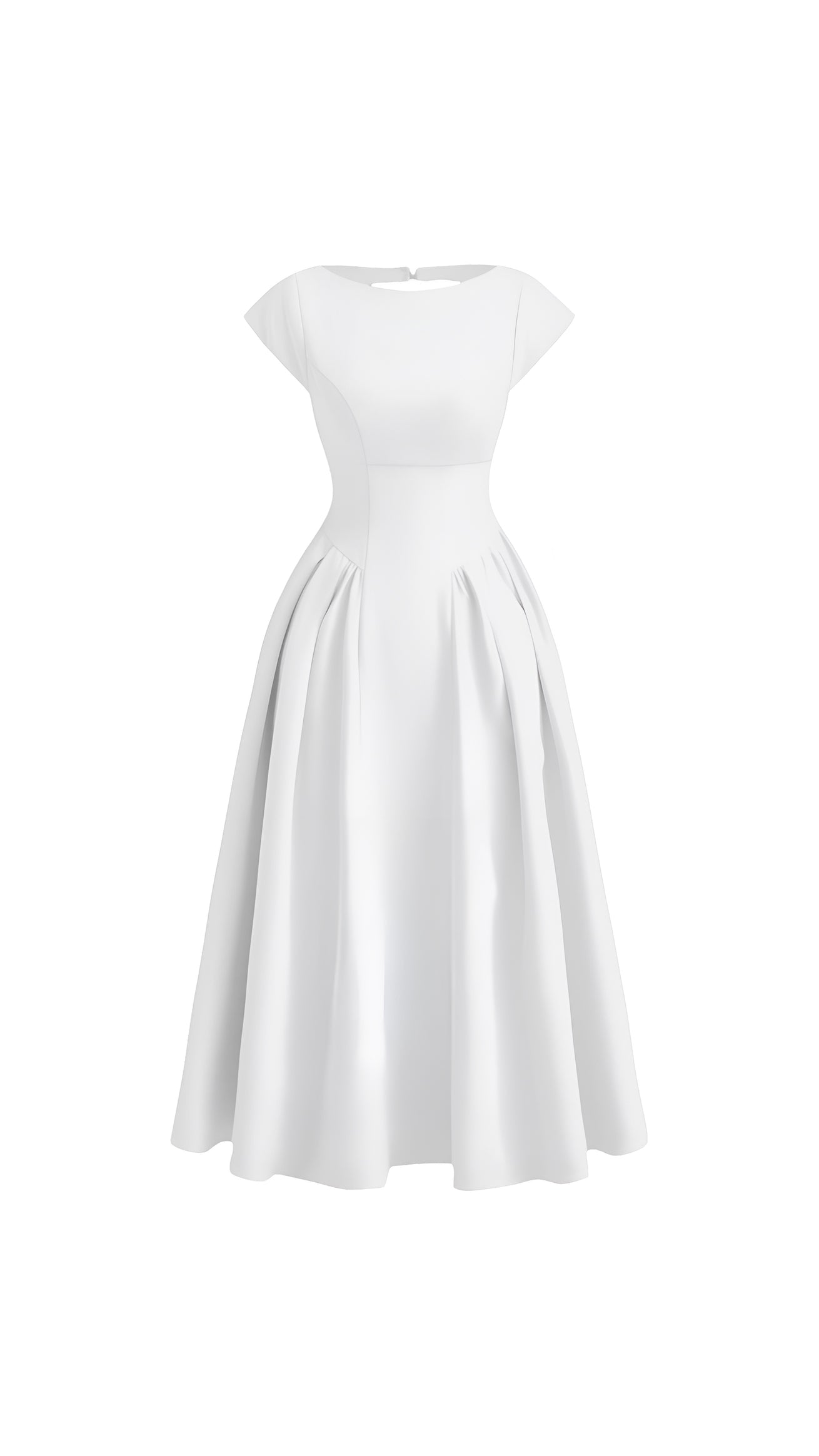 allure formal dresses Arlene Classic Navy Midi Dress