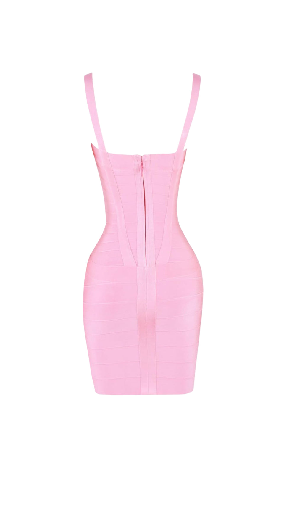 burgundy skinny dress pants Bandage Cutout Slit Bodycon Dress – Sexy Mid-Calf Party Dress main image 1