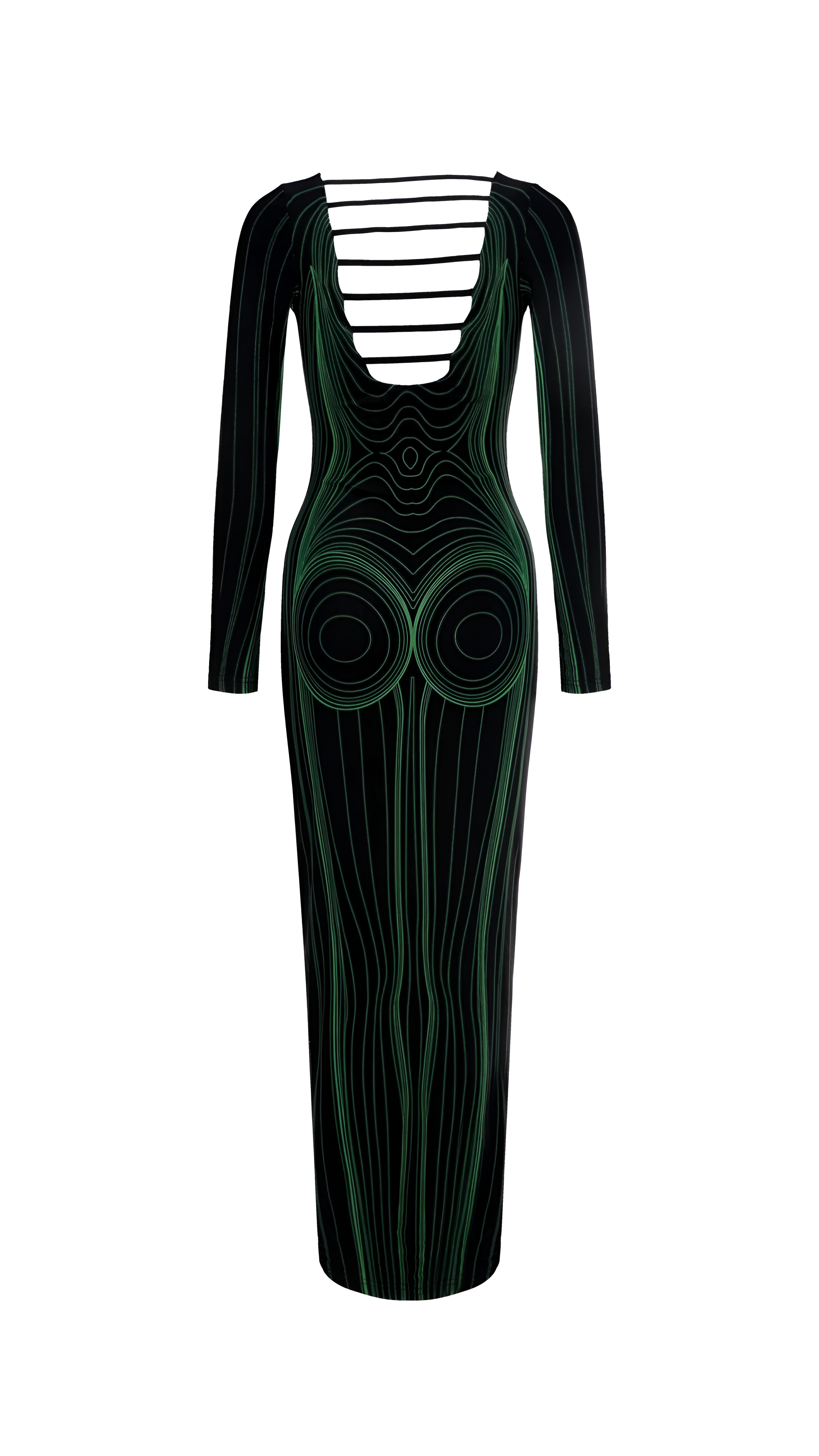 allure beverly hills green dress MIYLA MIDI DRESS L / Pink