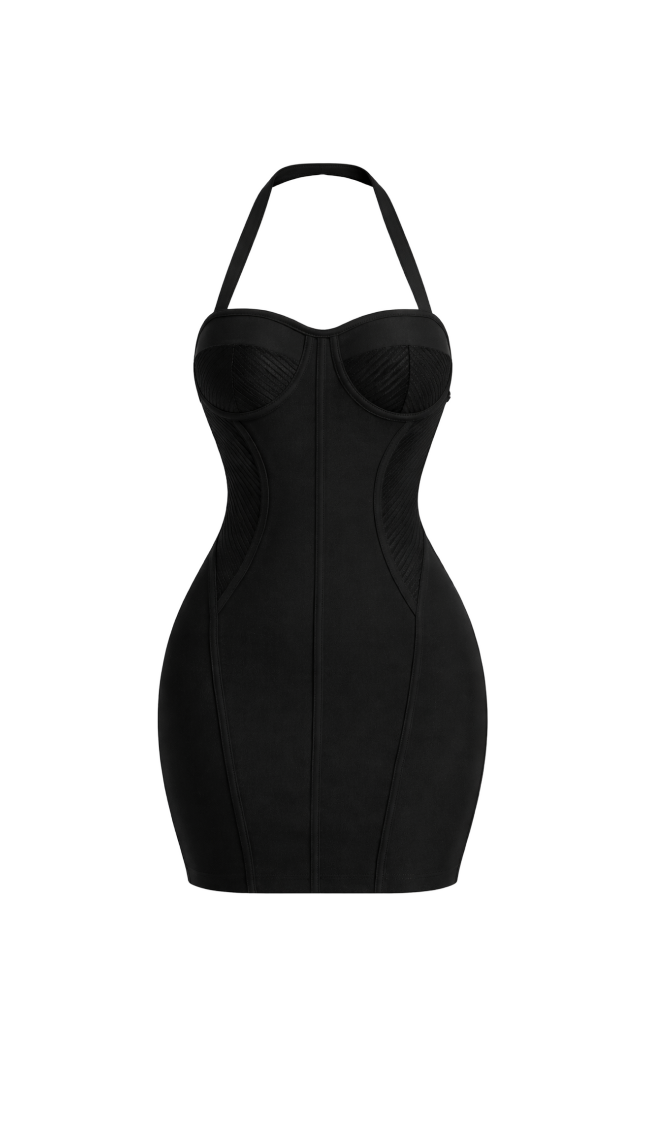shayla mini dress Shayla Black Bandage Mini Dress, XL / Black