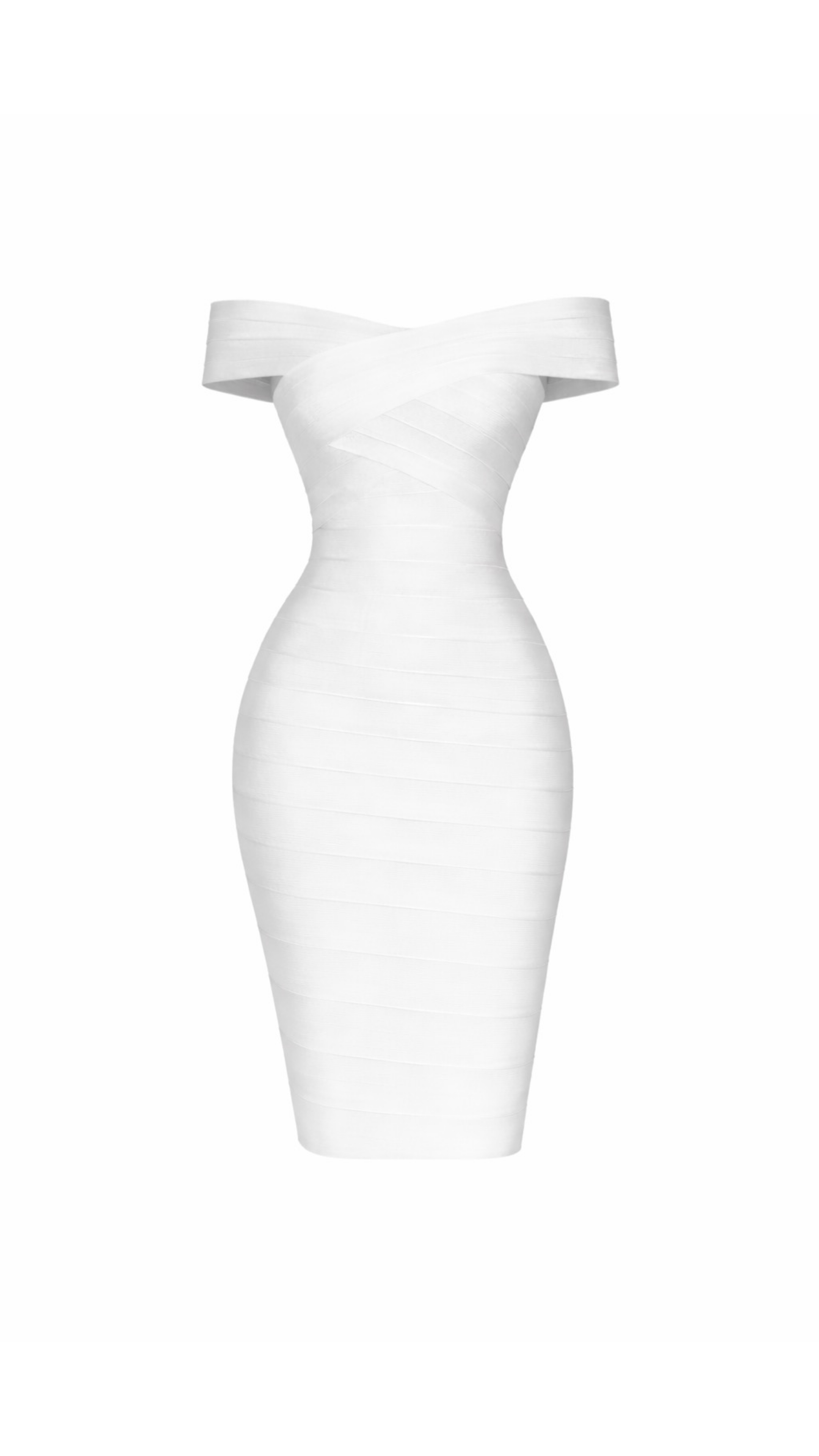 white bandage bodycon dress BODYCON COLLECTION Gianna White One Shoulder Bandage Dress, Pearl White, XS