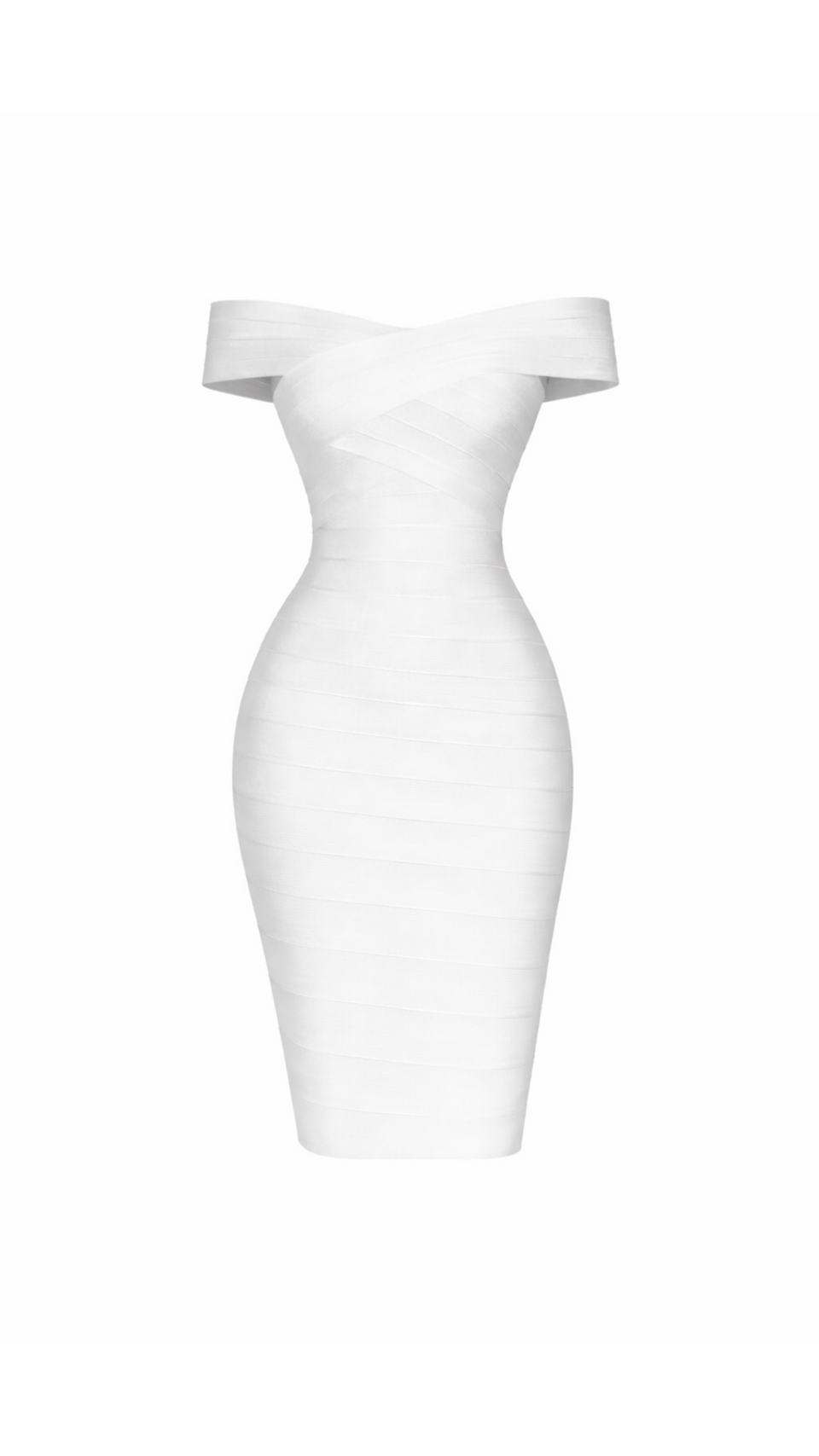 CAMILLE BANDAGE MIDI DRESS – Allure Beverly Hills
