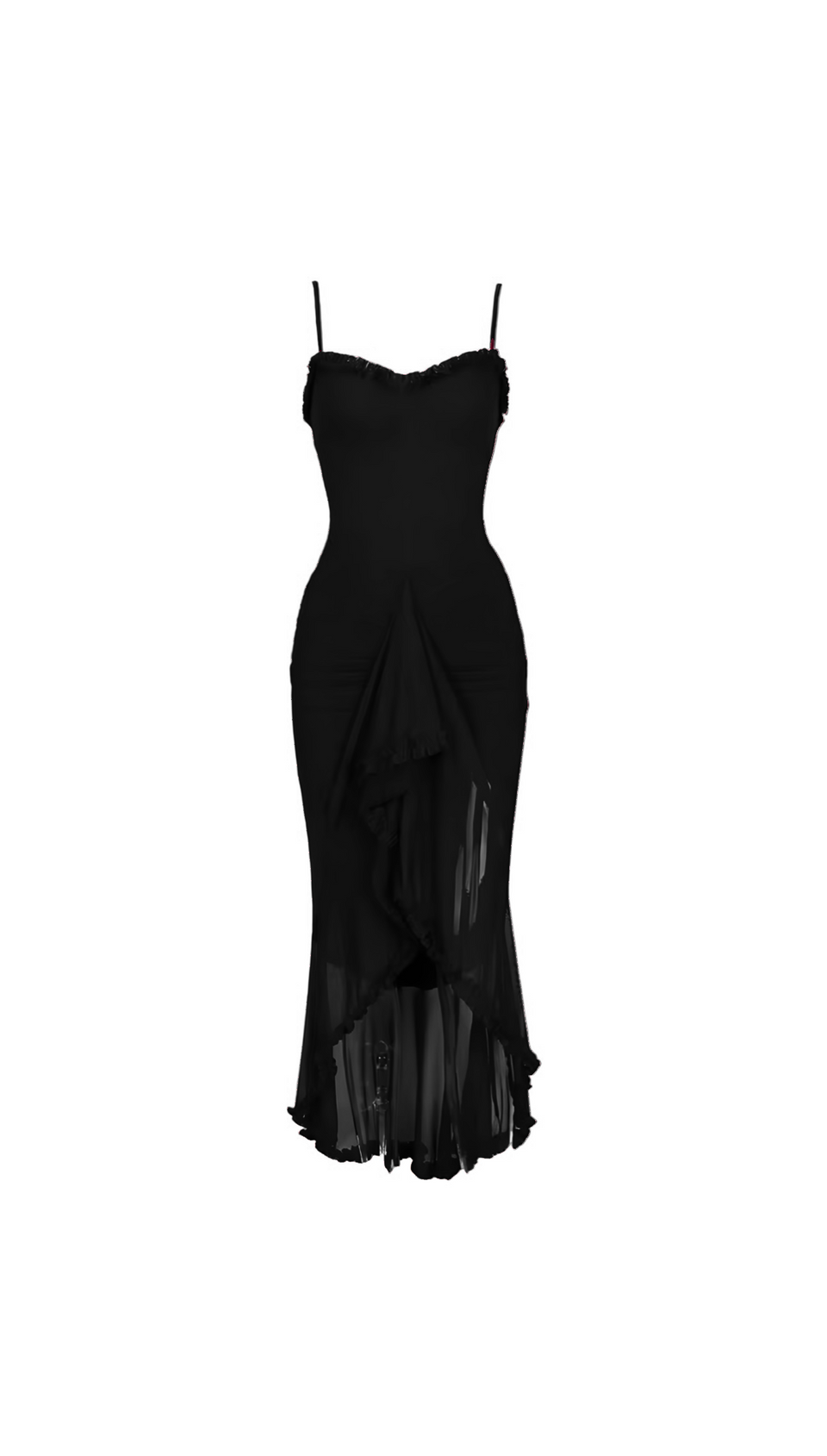anjeli maxi dress Angelika Wine-Black Maxi Gown, Black / L