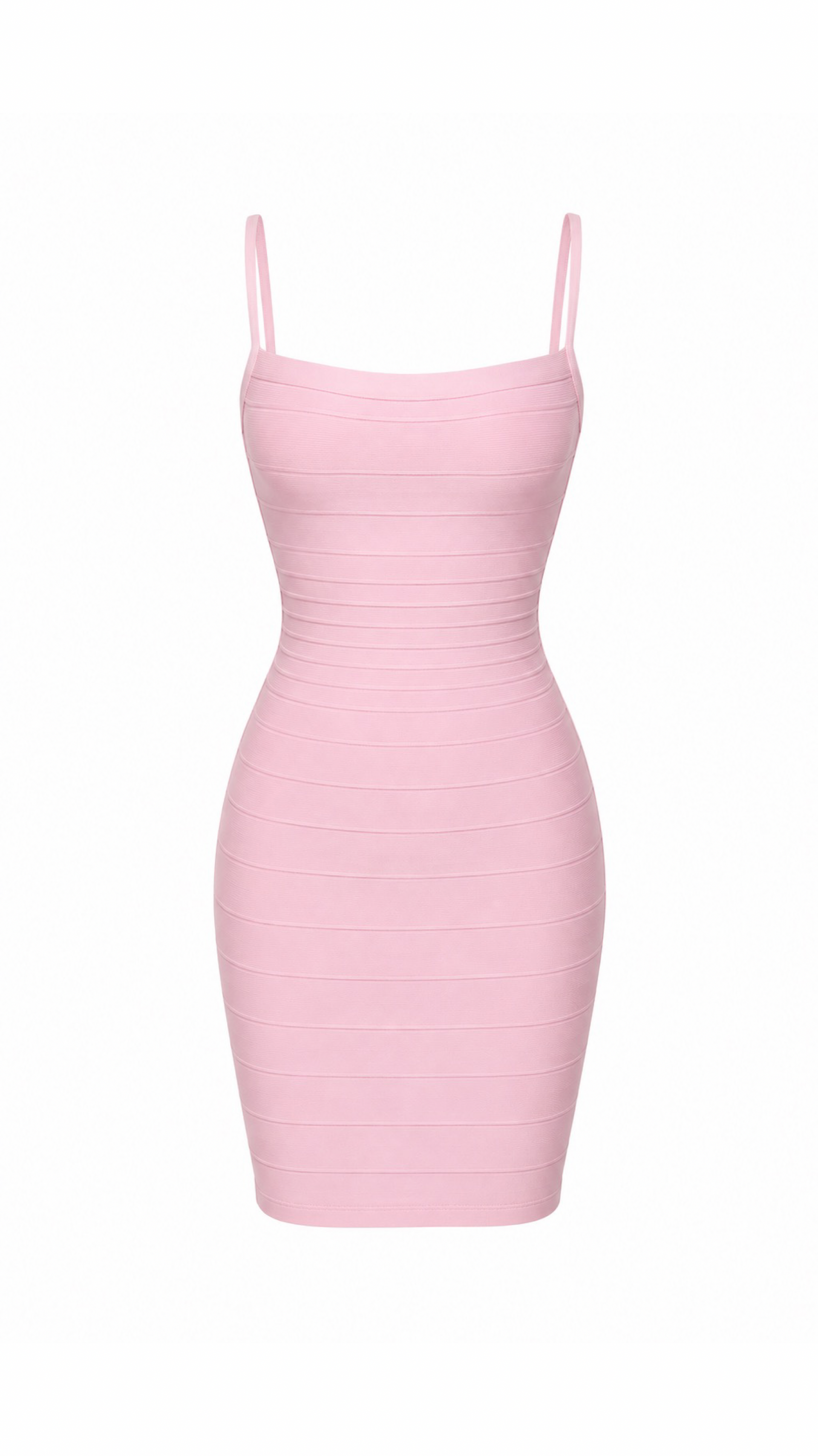 EMILIANA BANDAGE MINI DRESS Baby Pink / XL