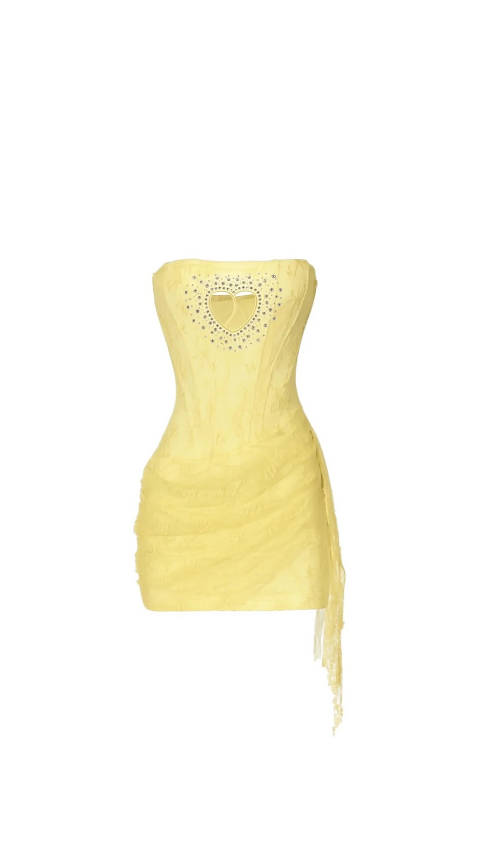 CINDERELLA MINI DRESS Yellow / S