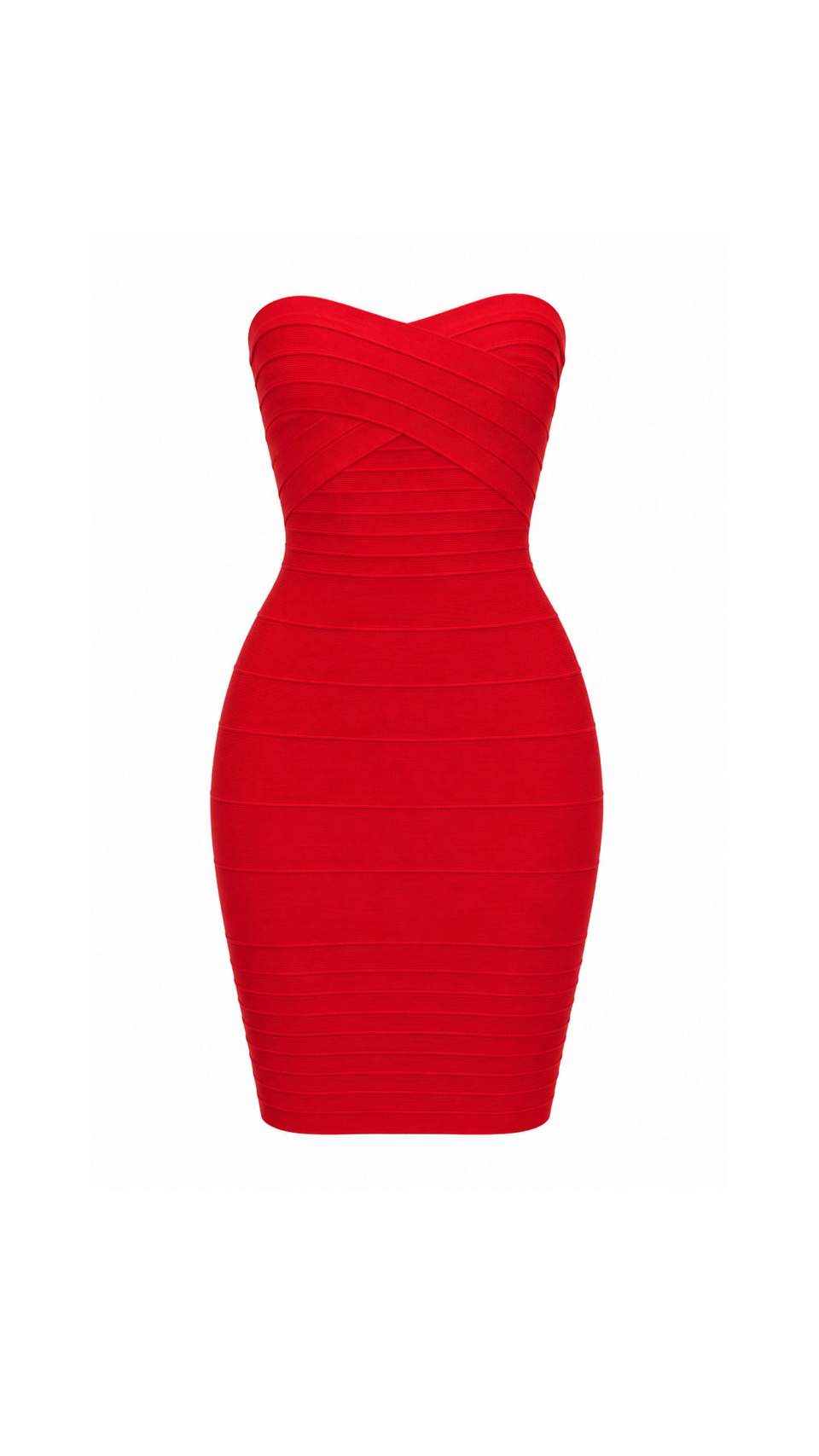 red bandage mini dress Leila Bandage Mini Dress - Red