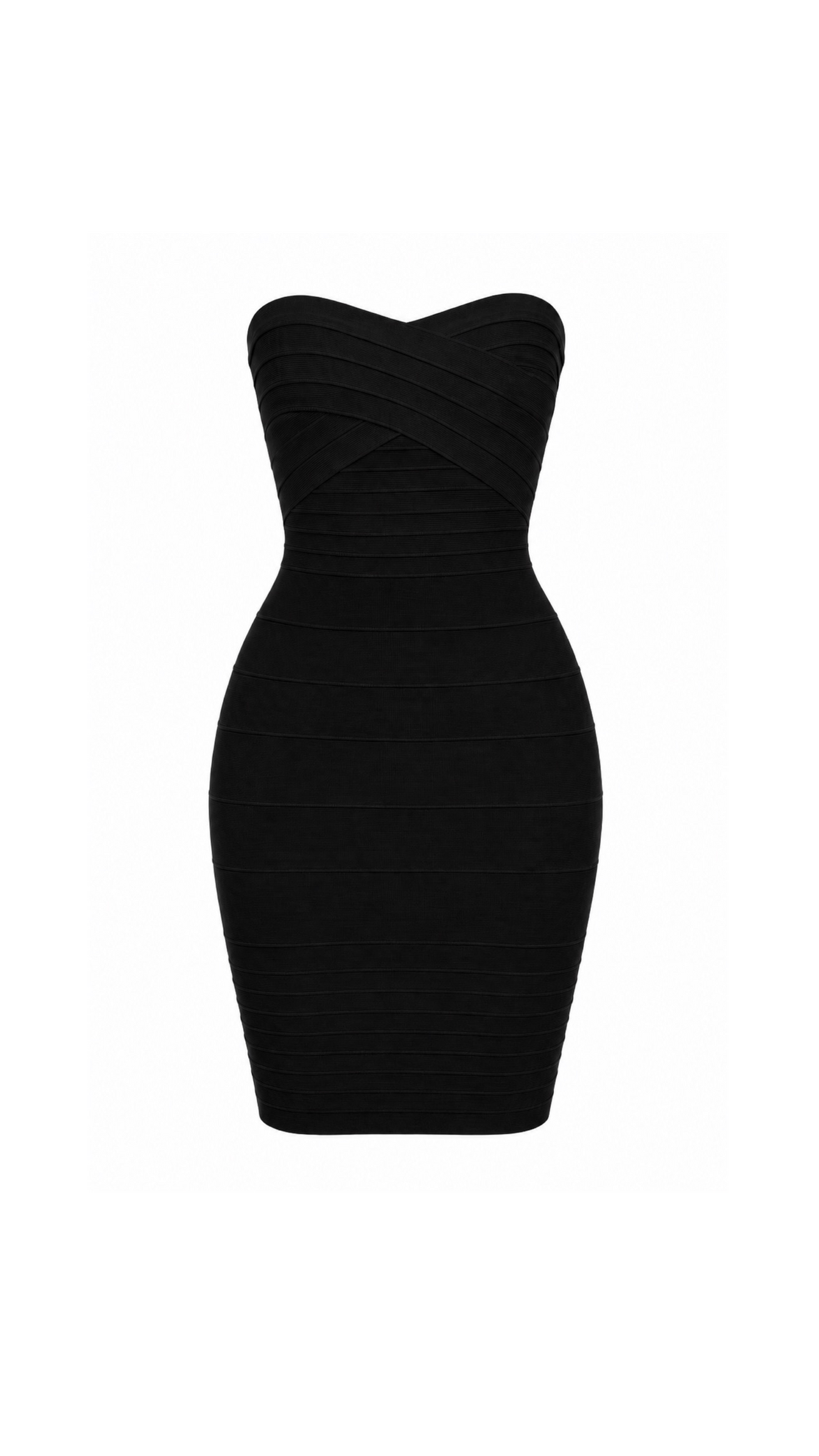 black bandage mini dress SYNDI / XS vday 2024 Bandage fabric construction that Size:2XL 41
