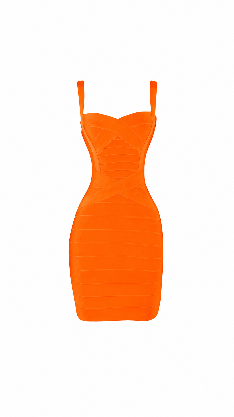 ARIA BANDAGE MINI DRESS Orange / M