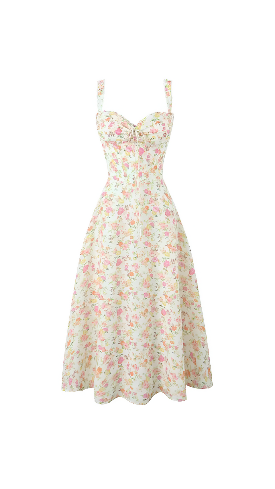 Liana Midi Dress - Tropical Blue