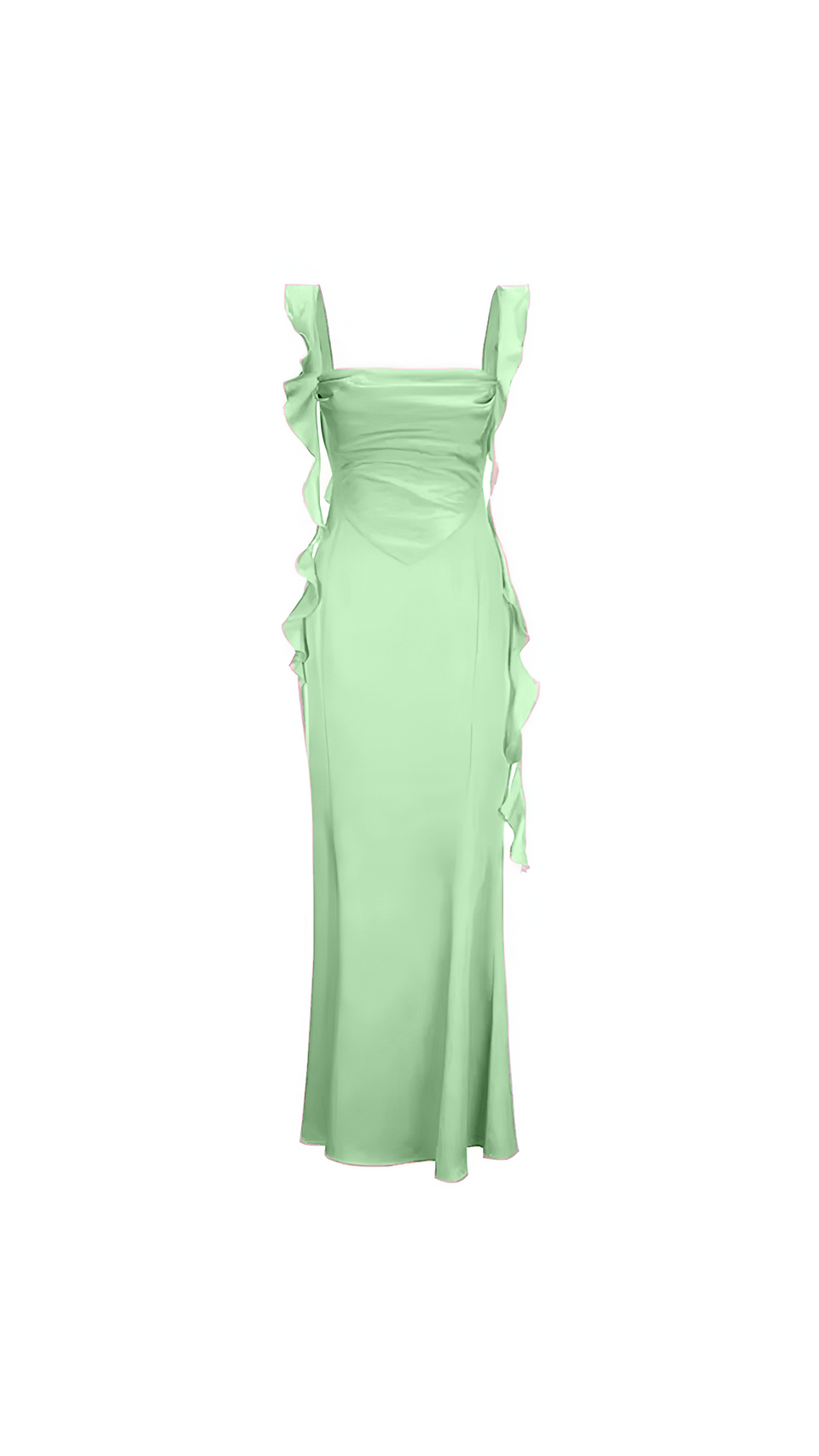 Miranda Green Pink Maxi Dress, M / Green Miranda Green Pink Maxi Dress, M / Green