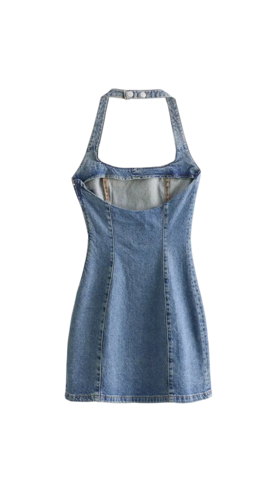 olivia mini dress Olivia Denim Blue Mini Dress